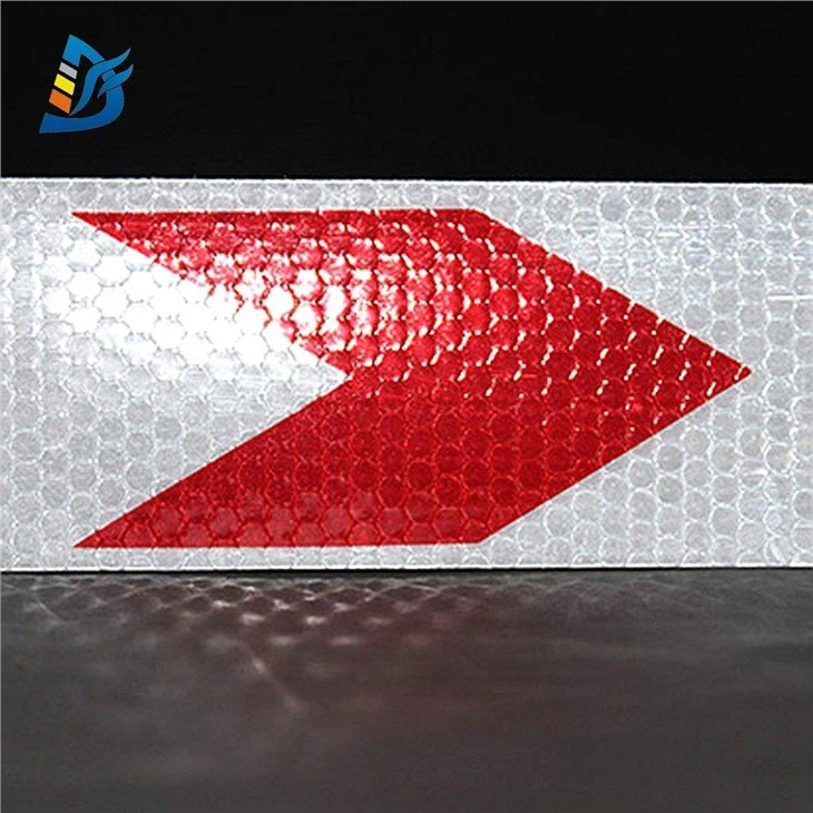 reflective tape red white
