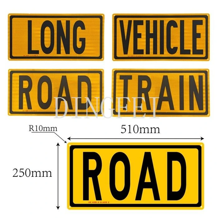 Australia Rear Marking Plate-Long Vehicle