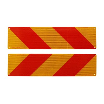 Placa de marcação traseira do veículo longo