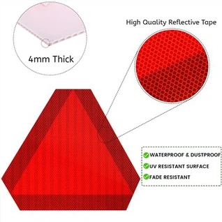 Sinal de aviso de veículo em movimento lento