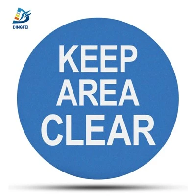 Kaeeeeep Areta Clear Reffortive Floor Sticker